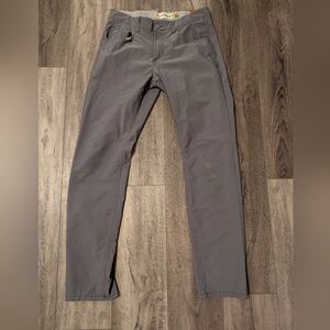 Tailor Vintage Men's Charcoal Chinos 32x32 Slim Fit Canaan
